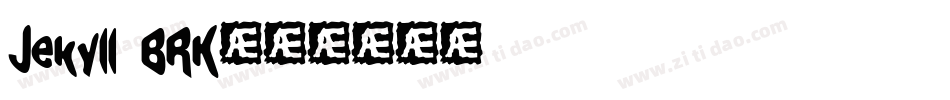 Jekyll BRK字体转换